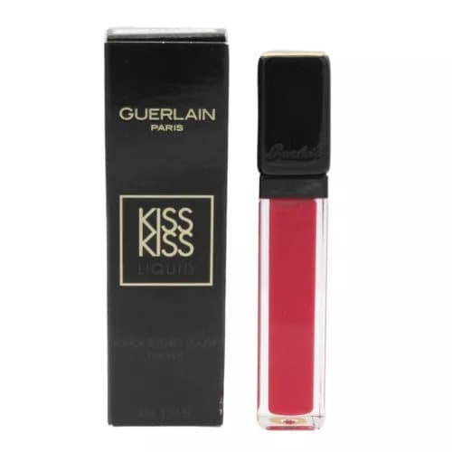 Guerlain Lipstick Kiss Kiss L368 Charming Matte Red Liquid Lipstick Lip Plumping