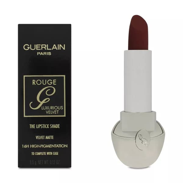 Guerlain Rouge G The Lipstick Shade Velvet Matte No.775 Wine Red 3.5g