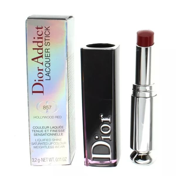 Dior Addict Red Lipstick Lacquer Lip Colour 857 Hollywood Red - Damaged Box