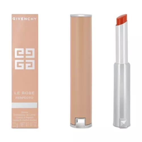 Givenchy Le Rose Perfecto Beautifying Lip Balm 302 Solar Red Deep Softening Lips