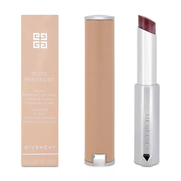 Givenchy Rose Perfecto Beautifying Lip Balm 102 Feeling Nude Cherry Red Soft Lip