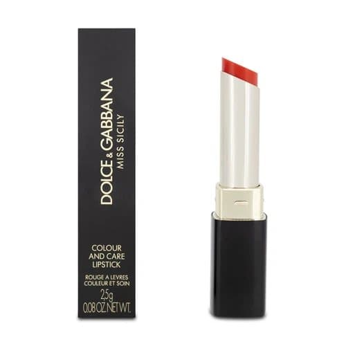 Dolce & Gabbana Miss Sicily Colour & Care Lipstick 500 Filomena Red Satin Finish