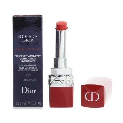 Dior Red Lipstick Ultra Rouge 770 Ultra Love Hydrating Cosmetic Lip Stick Makeup