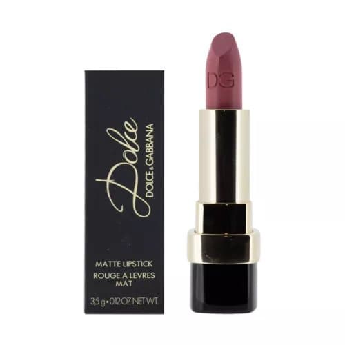 Dolce & Gabbana Red Lipstick Matte 222 Dolce Rosa D&G Lip Stick Makeup