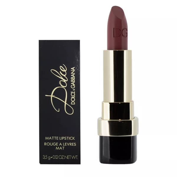 Dolce & Gabbana Red Lipstick Matte 142 Dolce Gentle D&G Lip Stick Makeup