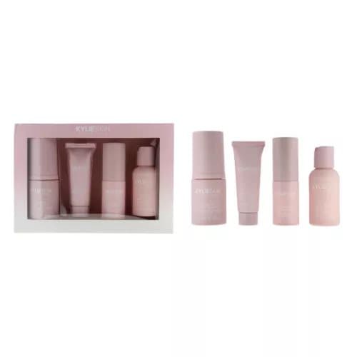 Kylie Skin Care Set Cleanser Moisturiser Serum & Toner Skincare Essentials