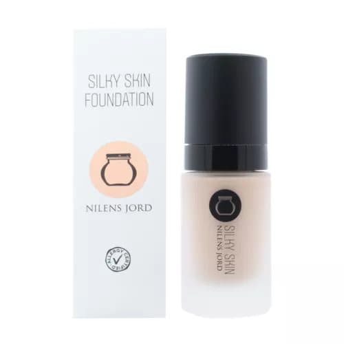 Nilens Jord Foundation Silky Skin No 558 Linen Medium Coverage Make Up