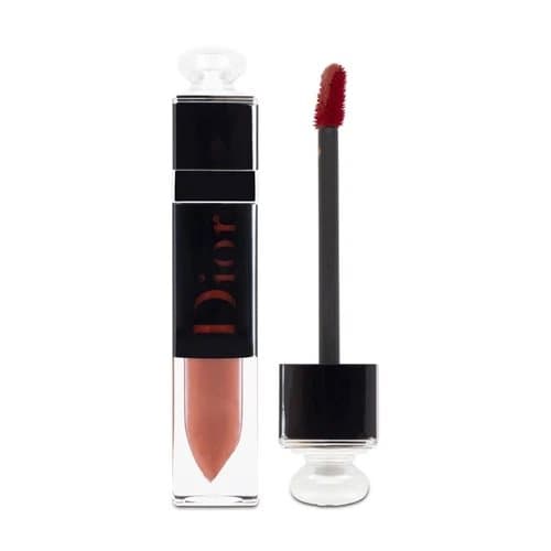 Dior Red Lipstick Addict Lacquer Plump 758 D-Mesure Plumping Ink Lip Stick -