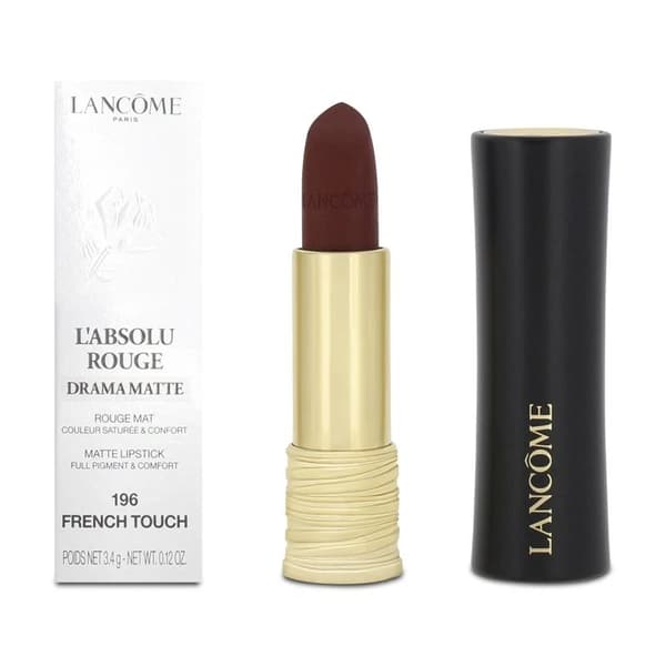 Lancôme L’Absolu Red Lipstick Rouge Drama Matte Transfer-Proof 196 French Touch