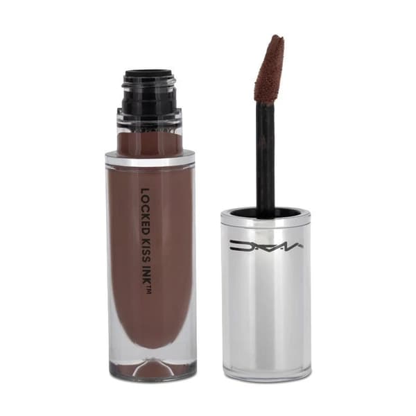 MAC Nude Brown Liquid Lipstick Locked Kiss Ink Bodacious