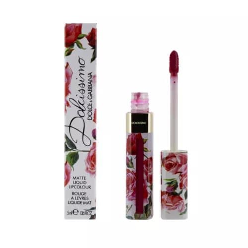 Dolce & Gabbana Pink Lipstick Matte Dolcissimo Liquid Lip Colour Pink 5 Gloss