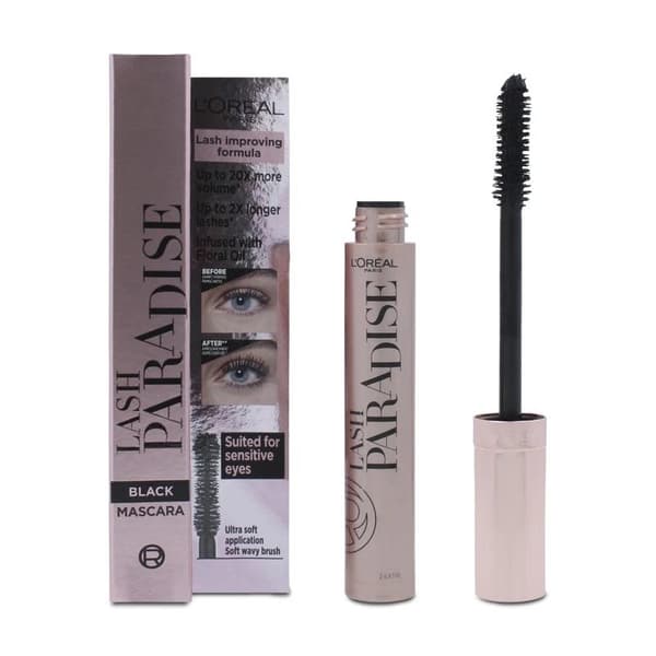 L’Oreal Black Mascara Eyeliner Nude Lipstick 235 Make Up Set I Am Worth It Nudes