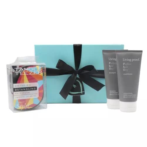 Tangle Teezer Hair Brush Abstract Pattern Shampoo & Conditioner 60ml Gift Set