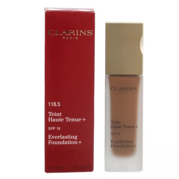 Clarins Dark Foundation Everlasting Foundation + 118.5 Chocolate SPF15 30ml