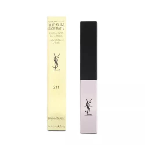 Yves Saint Laurent The Slim Glow Matte Lipstick 211 Transgressive Cacao Burgundy