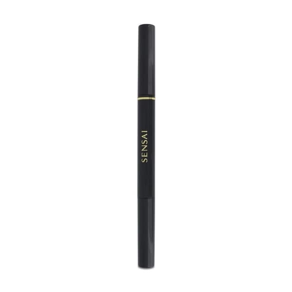 Sensai Styling Eyebrow Pencil with Oval Tip Spoolie Tip Brush 03 Taupe Brown
