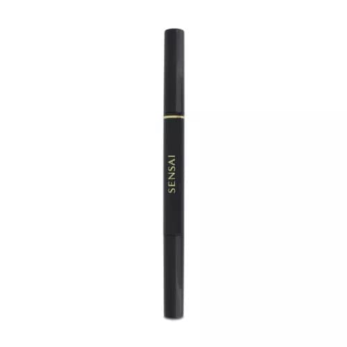 Sensai Styling Eyebrow Pencil with Oval Tip Spoolie Tip Brush 03 Taupe Brown
