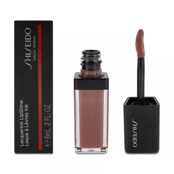 Shiseido LacquerInk Lipshine 312 Electro Peach Luminous Lipstick