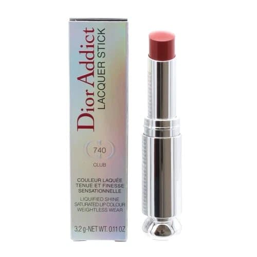 Dior Lipstick Addict Lacquer Stick 740 Club Red Lip Stick Hydrating Gloss