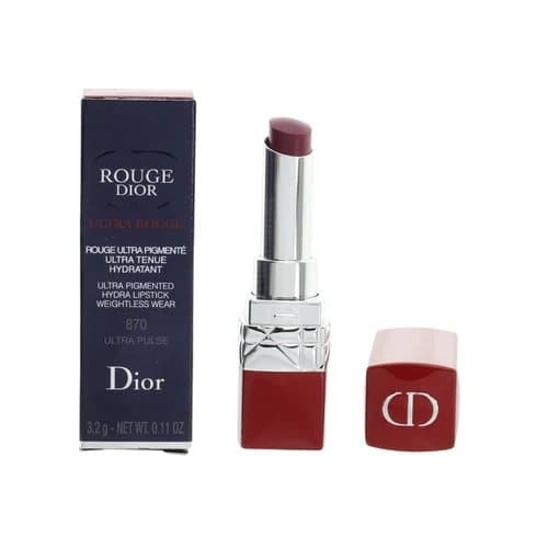 Dior Red Lipstick Rouge Ultra Pigmented Hydra Lip Colour 870 Ultra Pulse -