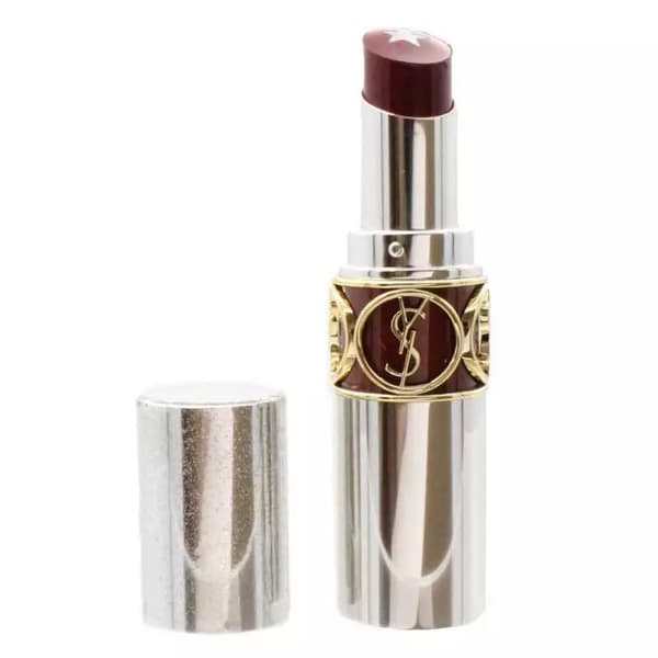 YSL Lipstick Red Rouge Volupte Rock’N Shine 2 Cacao Bounce Dark Red Lip Stick