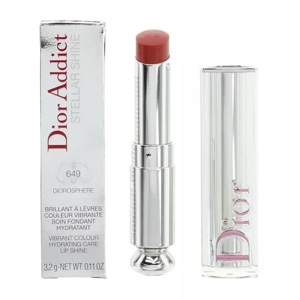 Dior Coral Lipstick Addict Stellar Shine 649 Diorosphere Hydrating Lip Stick