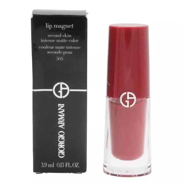 Giorgio Armani Lipstick Lip Magnet 505 Second Skin Pink Matte Lip Stick -