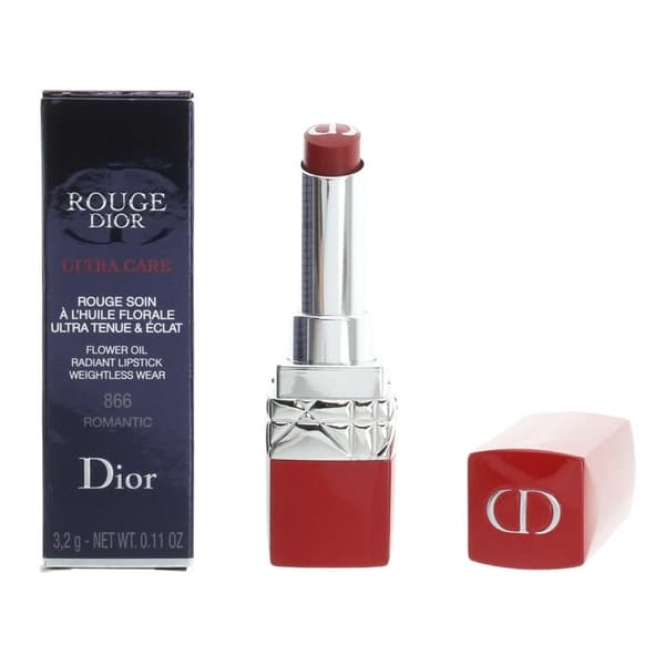 Dior Red Lipstick Rouge Ultra Care Lipstick 866 Romantic Hydrating Lip Stick-NEW
