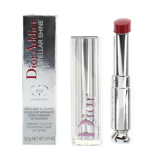 Dior Red Lipstick Addict Stellar Lip Shine Hydrating Care 859 Diorinity -