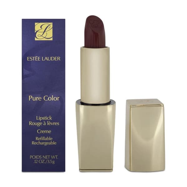 Estee Lauder Red Lipstick Pure Colour Creme 420 Rebellious Rose Long Wearing