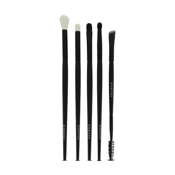 Morphe 5 Piece Makeup Set Eye Brush Shadow Creases Blender Gift Set - Vegan