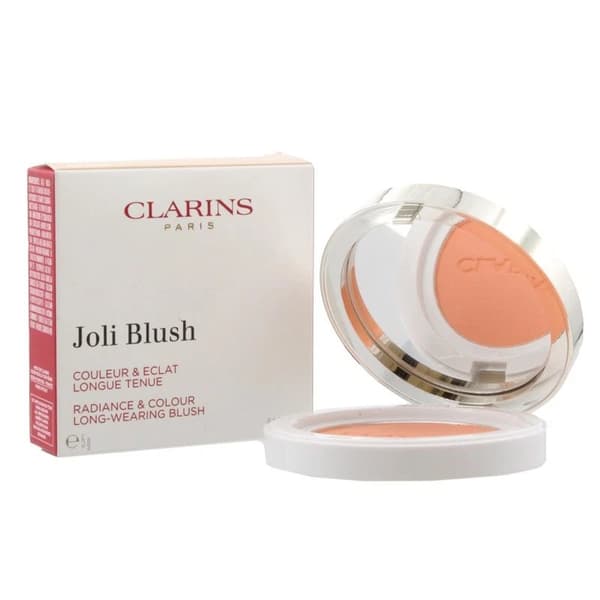 Clarins Peach Blusher Joli Blush Radiance & Colour Long-Wear Cheeky Peachy