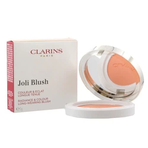 Clarins Peach Blusher Joli Blush Radiance & Colour Long-Wear Cheeky Peachy