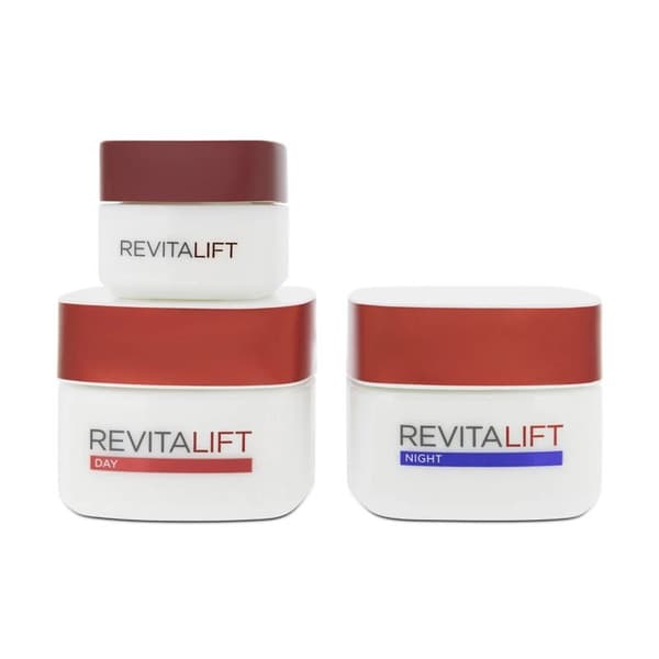 L’Oreal Revitalift Day & Night Moisturising Cream 50ml & Eye Cream 15ml Set