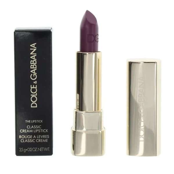 Dolce & Gabbana Purple Lipstick Classic Cream Lip Colour 315 Risky 3.5g -