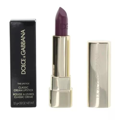 Dolce & Gabbana Purple Lipstick Classic Cream Lip Colour 315 Risky 3.5g -