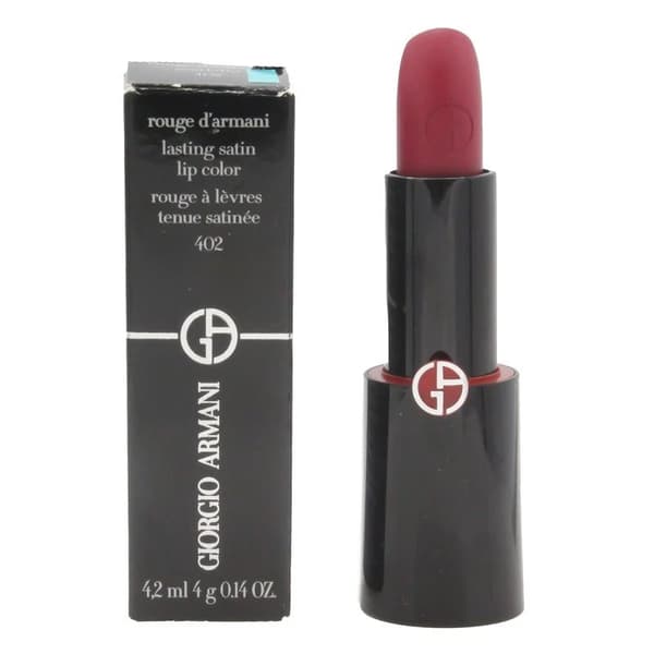 Giorgio Armani Lipstick Rouge D’Armani 402 Scarlatto Pink Satin Lip Stick -