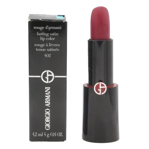 Giorgio Armani Lipstick Rouge D’Armani 402 Scarlatto Pink Satin Lip Stick -