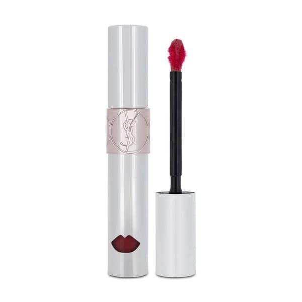 YSL Pink Lip Gloss Volupte Liquid Lip Balm 8 Excite Me Pink Dewy Colour -