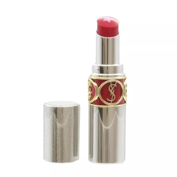 YSL Red Lipstick Rouge Volupte Shine Glitter Star Core Shine 8 Rock’N Red Lip