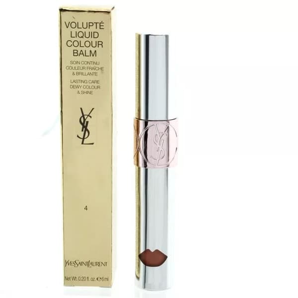 Yves Saint Laurent Nude Lip Gloss Volupte Liquid Lip Balm 4 Spy On Me Nude