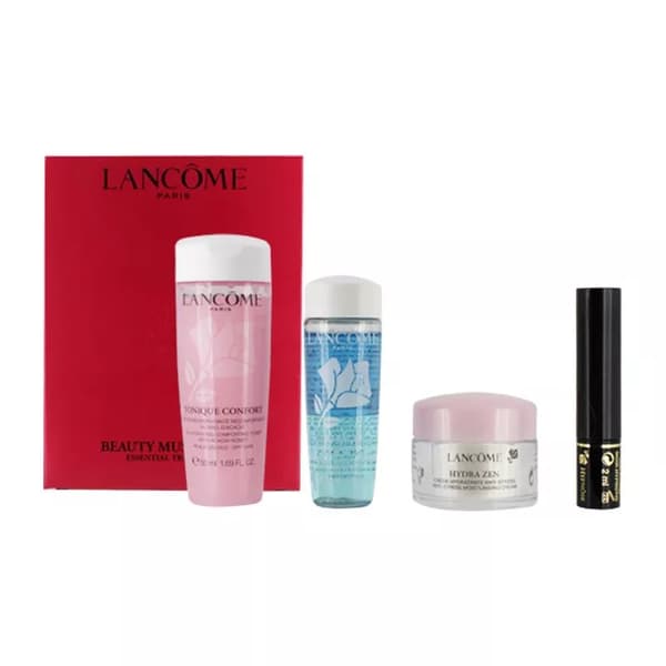 Lancome Hydra Zen Cream Toner Makeup Remover Mascara Skincare Travel Set