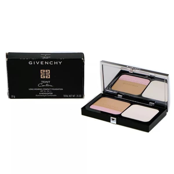 Givenchy Medium Powder Foundation Teint Couture Compact 5 Elegant Honey SPF 10