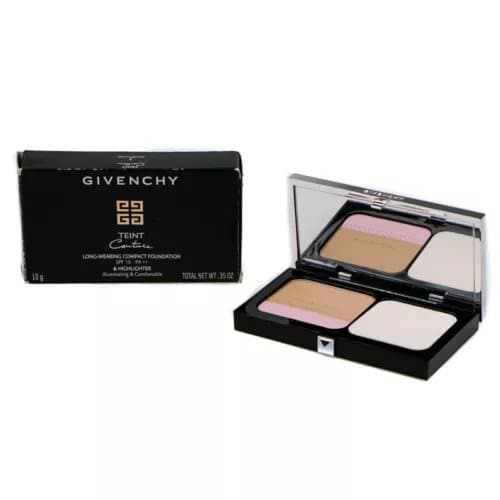 Givenchy Medium Powder Foundation Teint Couture Compact 5 Elegant Honey SPF 10