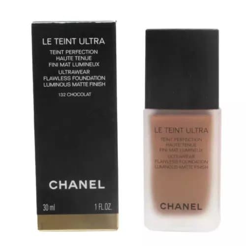 Chanel Foundation Le Teint Ultra Flawless Makeup 132 Chocolat 30ml