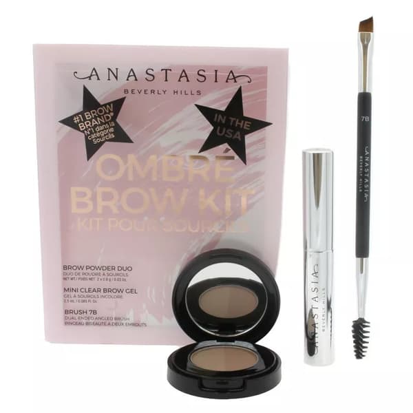 Anastasia Beverly Hills Eyebrow Powder Brow Gel Ombre Brow Kit Soft Brown ABH