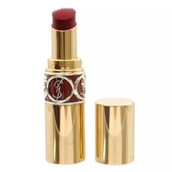 YSL Burgundy Lipstick Rouge Volupte Shine Oil-In-Stick 85 Burgundy Love Stick