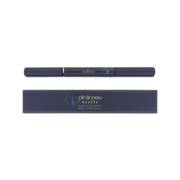 Cle De Peau Eyebrow Pencil Stylomine Holder Metallic Blue Makeup Case