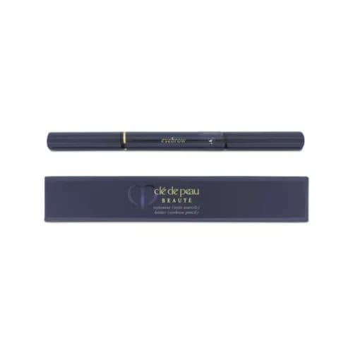 Cle De Peau Eyebrow Pencil Stylomine Holder Metallic Blue Makeup Case