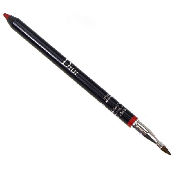Dior Red Lipliner Pencil Contour 999 Rouge Dior Lip Liner with Brush & Sharpener
